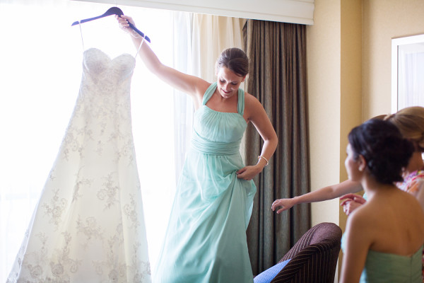 sea foam green bridesmaid dresses
