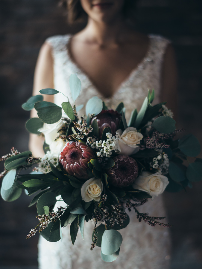 Rustic bridal bouquet
