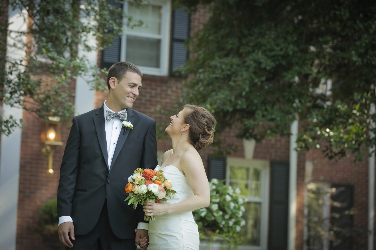natural wedding portrait
