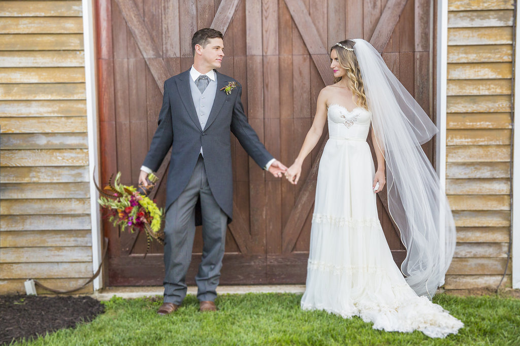 natural wedding floral
