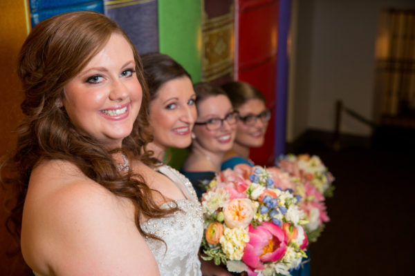 Melissa + Jake Downtown Library Kansas City wedding