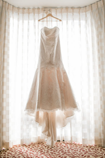 lace wedding gown