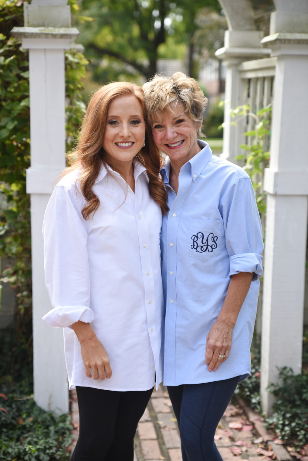 embroidered wedding prep shirts