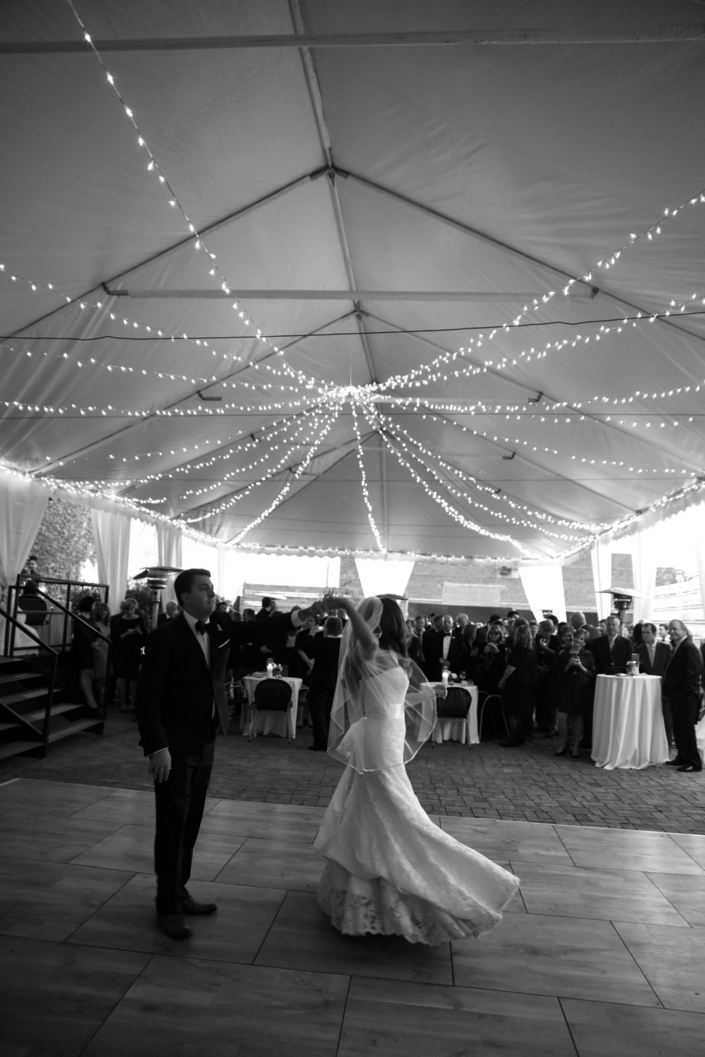 tented first dance