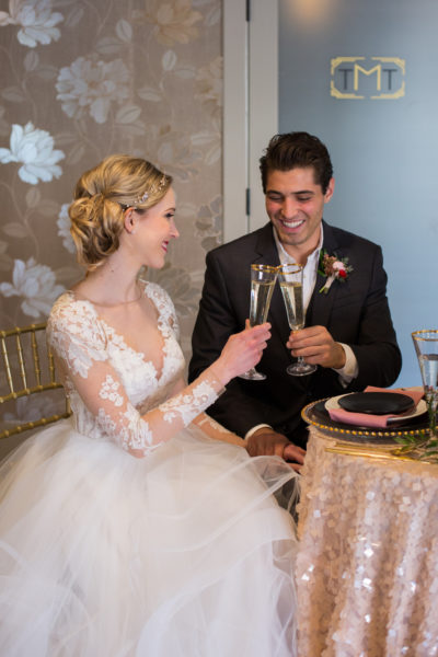 long sleeve lace wedding gown