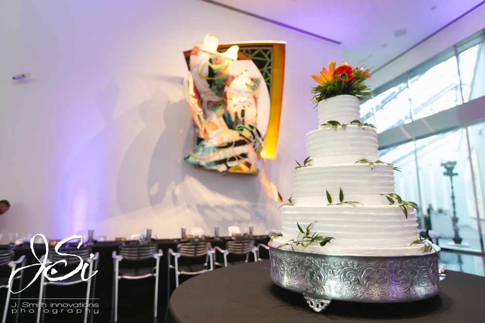 modern white wedding cake sweet bliss cakery