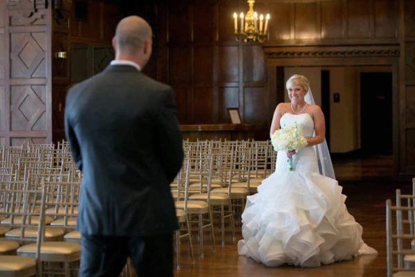 first look down aisle