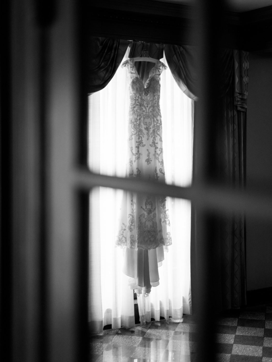 lace wedding gown