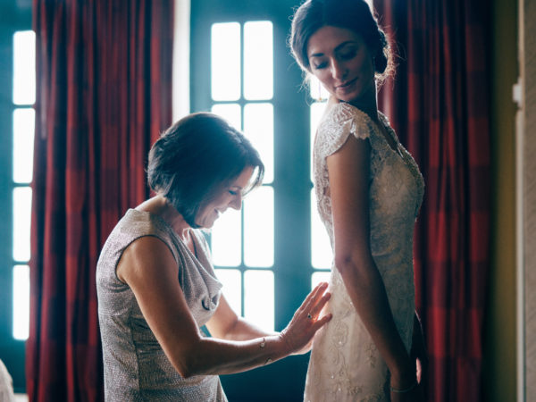 lace bridal gown