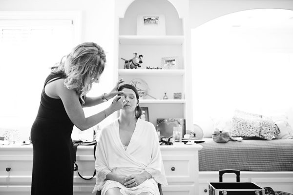 Glam KC wedding hair and makeup