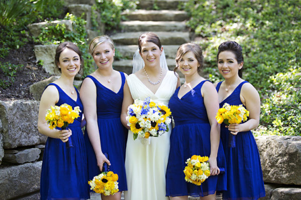 Sunflower wedding bouquet Sidelines Floral