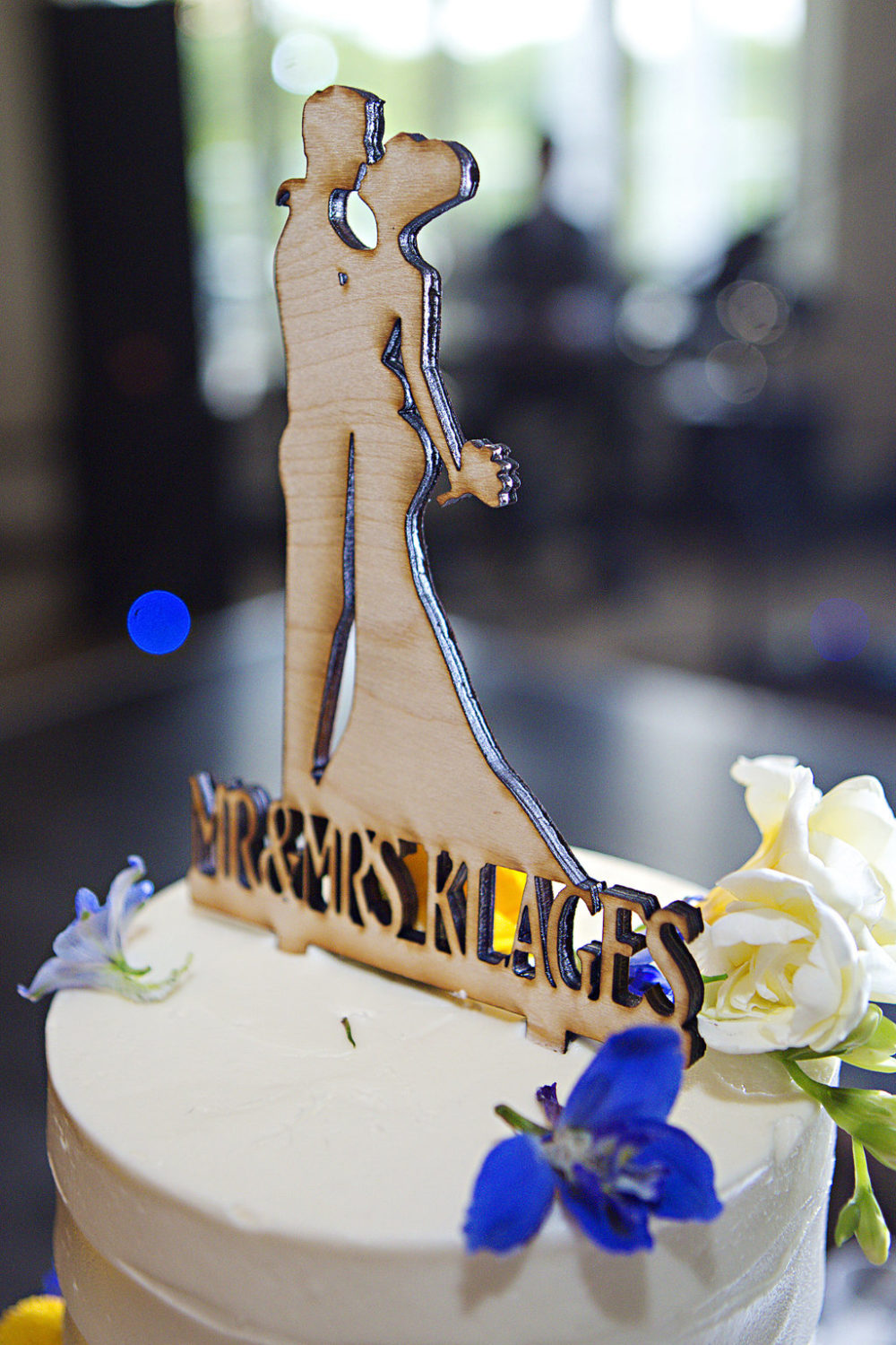 custom wooden cake topper