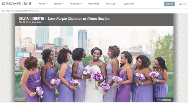 luxe union station wedding