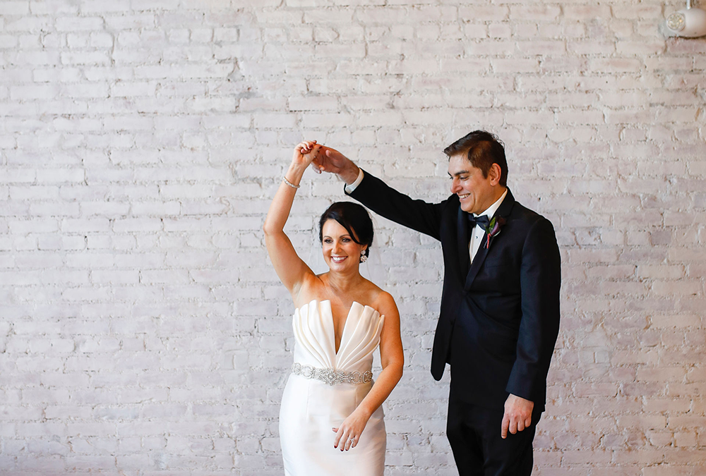 Leslie + Qamar’s the bardot wedding