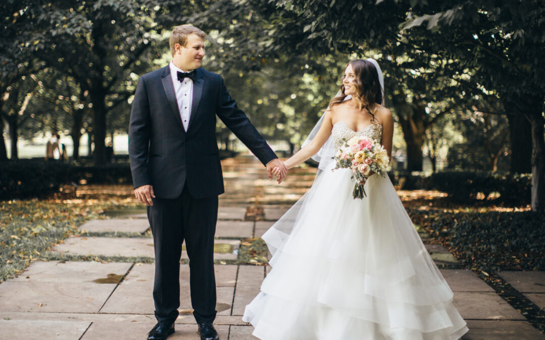Caitlin + Tim’s Romantic Brass on Baltimore Wedding