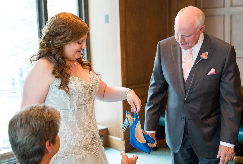 Melissa + Jake Downtown Library Kansas City wedding