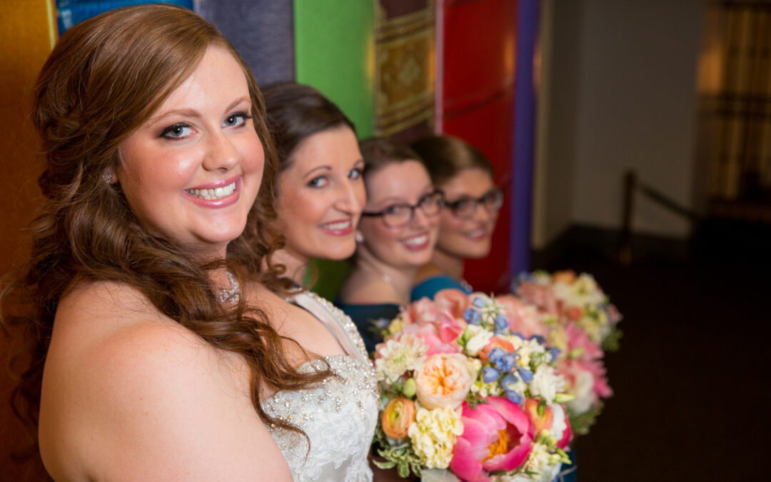 Melissa + Jake Downtown Library Kansas City wedding