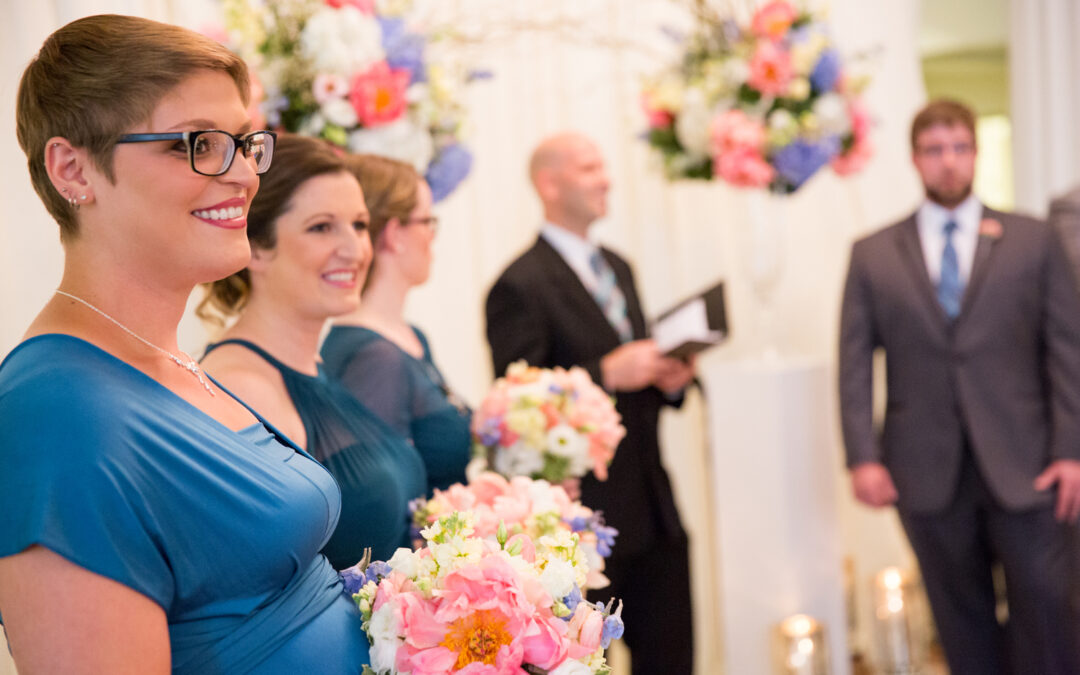 Melissa + Jake Downtown Library Kansas City wedding